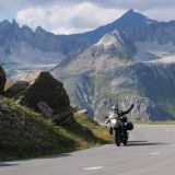 motorcycle guided tour in the alps