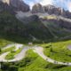 voyage moto dans les dolomites en italie