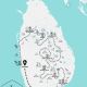 Carte voyage moto au Sri Lanka