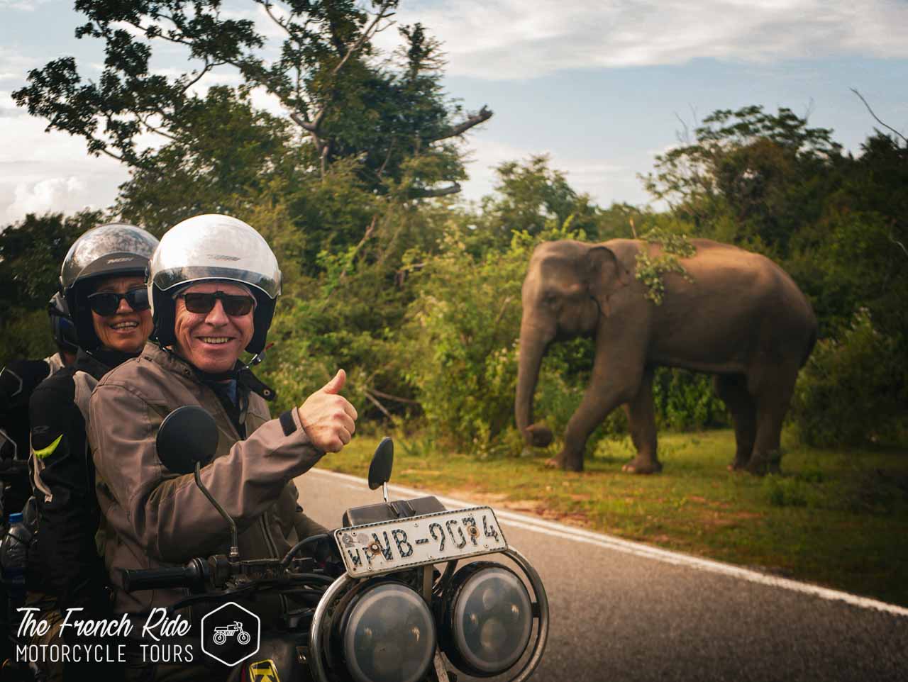 Circuit moto guidé au Sri Lanka