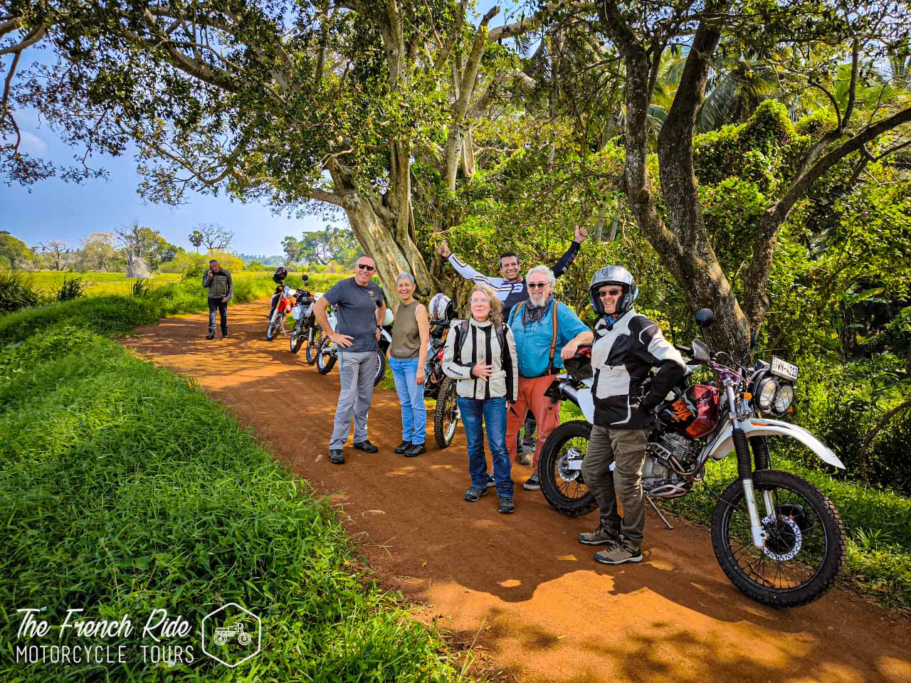 Circuit moto au Sri Lanka